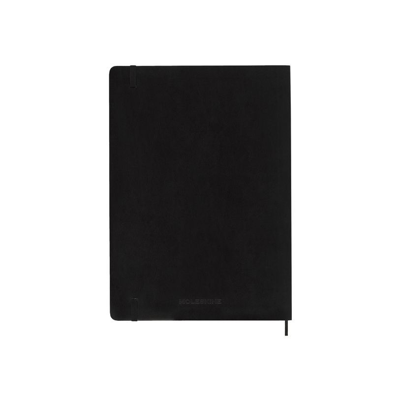 9788883707247-Moleskine Classic X- LARGE - Carnet - 190 x 250 mm - 192 pages - Petits carreaux - noir-P_79381444_2-2