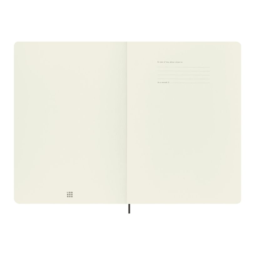 9788883707247-Moleskine Classic X- LARGE - Carnet - 190 x 250 mm - 192 pages - Petits carreaux - noir-P_79381444_5-1