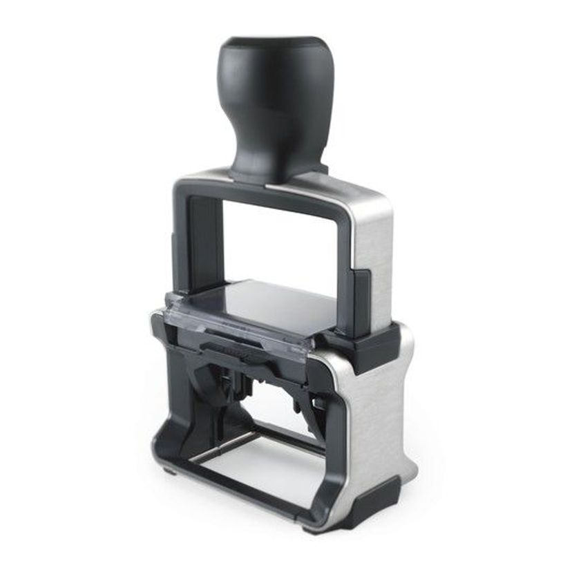 190084197229-Tampon métallique personnalisé avec 8 lignes de texte - zone d'impression 56 x 33 mm - Tro-P_79381535_1-1