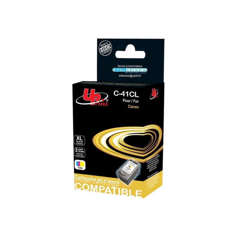3584770880019-Cartouche remanufacturée Canon CL-41 - cyan, magenta, jaune - Uprint-P_79381710_1-0