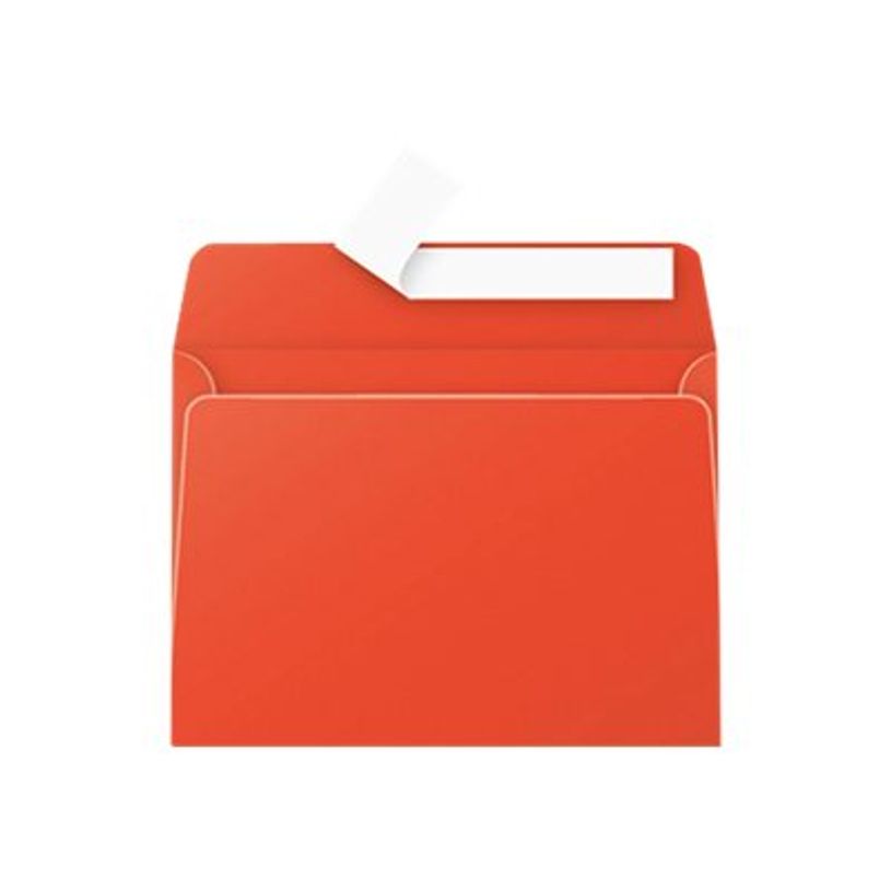 3329680559965-Pollen - 20 Enveloppes - 114 x 162 mm - 120 g/m² - rouge corail-P_79382442_1-0