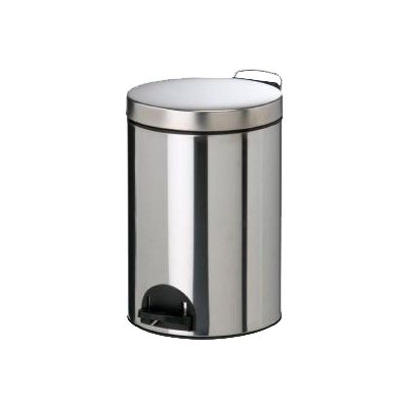 3019920901257-Rossignol Sanelia - Poubelle à pédale métallique - 14 L - acier inoxydable-P_79382547_1-0