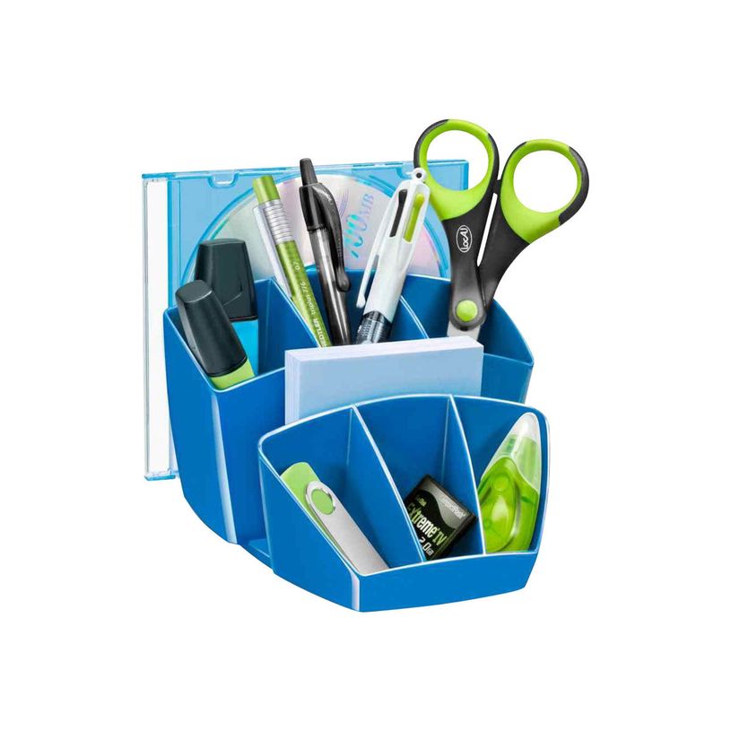 3462159001272-CEP Gloss - Multipot à crayons 8 compartiments - bleu océan-P_79382574_1-0