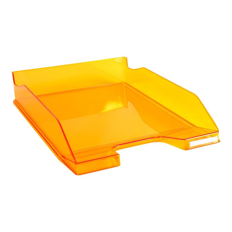 9002493019911-Exacompta COMBO Glossy - Corbeille à courrier orange translucide-P_79382830_2-1