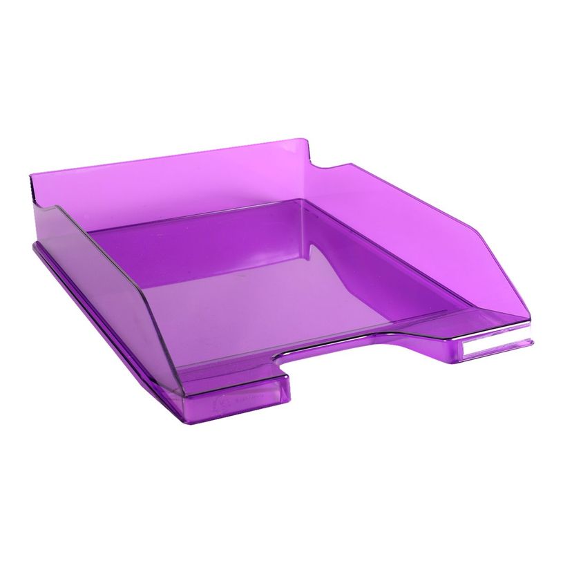 9002493019874-Exacompta COMBO Glossy - Corbeille à courrier violet translucide-P_79382833_2-1