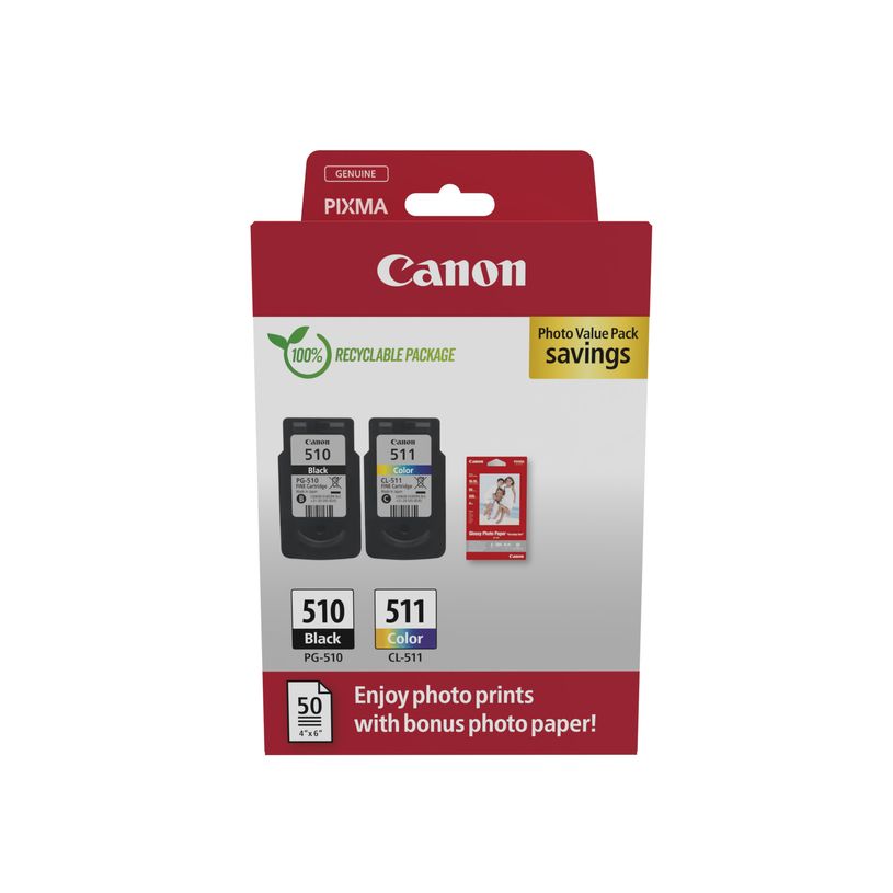 8714574679648-Canon PG-510/CL-511 - Pack de 2 - noir, couleur (cyan, magenta, jaune) - cartouche d'encre -P_79383341_1-0