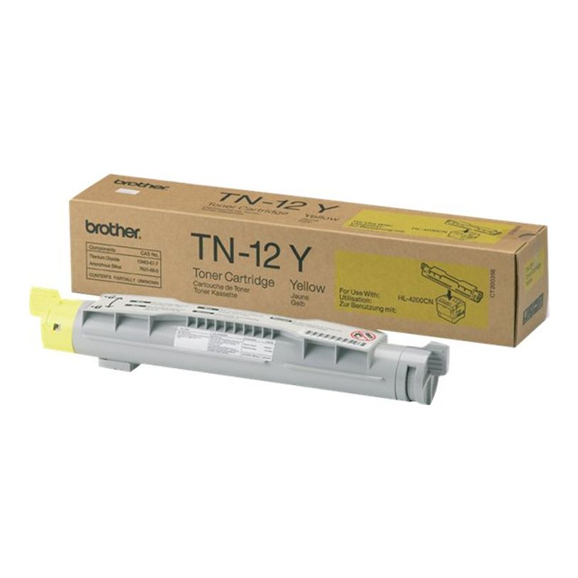 4977766611589-Brother TN12 - jaune - toner d'origine - cartouche laser-P_79383370_1-0