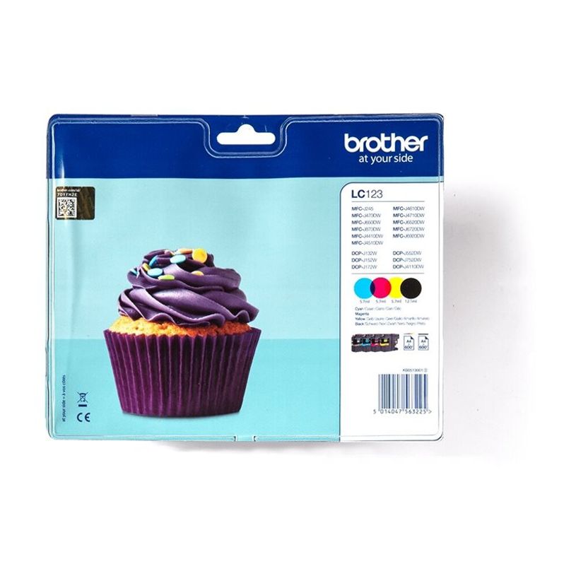 5014047563225-Brother LC123 - Pack de 4 - noir, cyan, magenta, jaune - cartouche d'encre originale-P_79383401_9-10