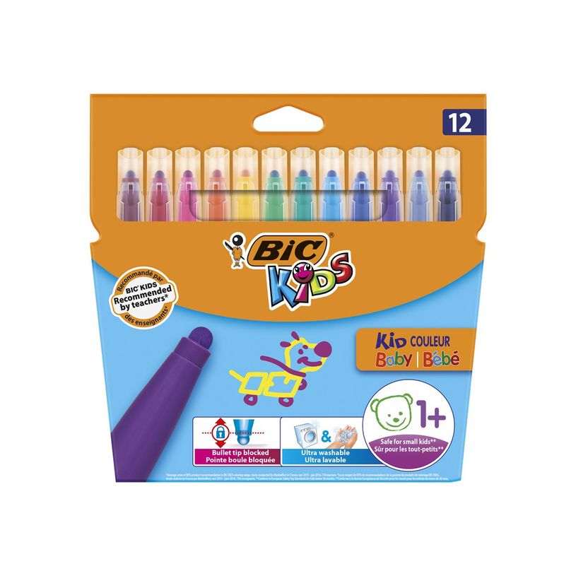3086123307056-BIC Kids Couleurs Baby - 12 Feutres - pointe extra large-P_79383413_1-6