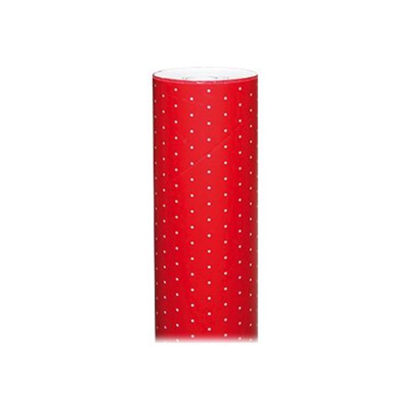 3065502014020-Clairefontaine Alliance - Papier cadeau - 70 cm x 50 m - 60 g/m² - pois fond rouge-P_79383662_3-2