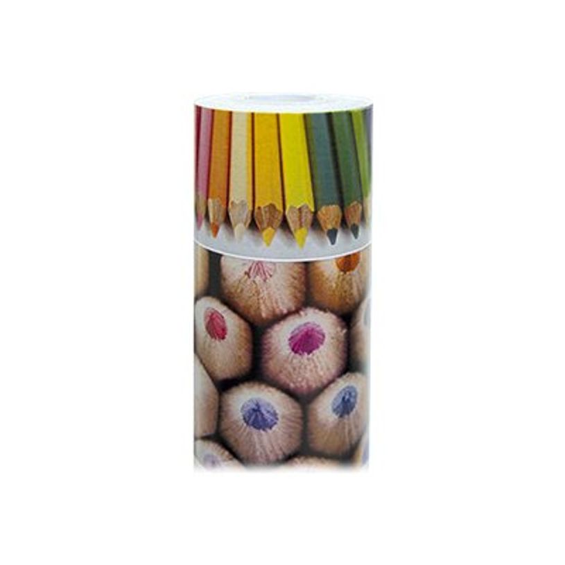 3065502550115-Clairefontaine - Papier cadeau - 70 cm x 250 m - 65 g/m² - motif crayons-P_79383794_1-0