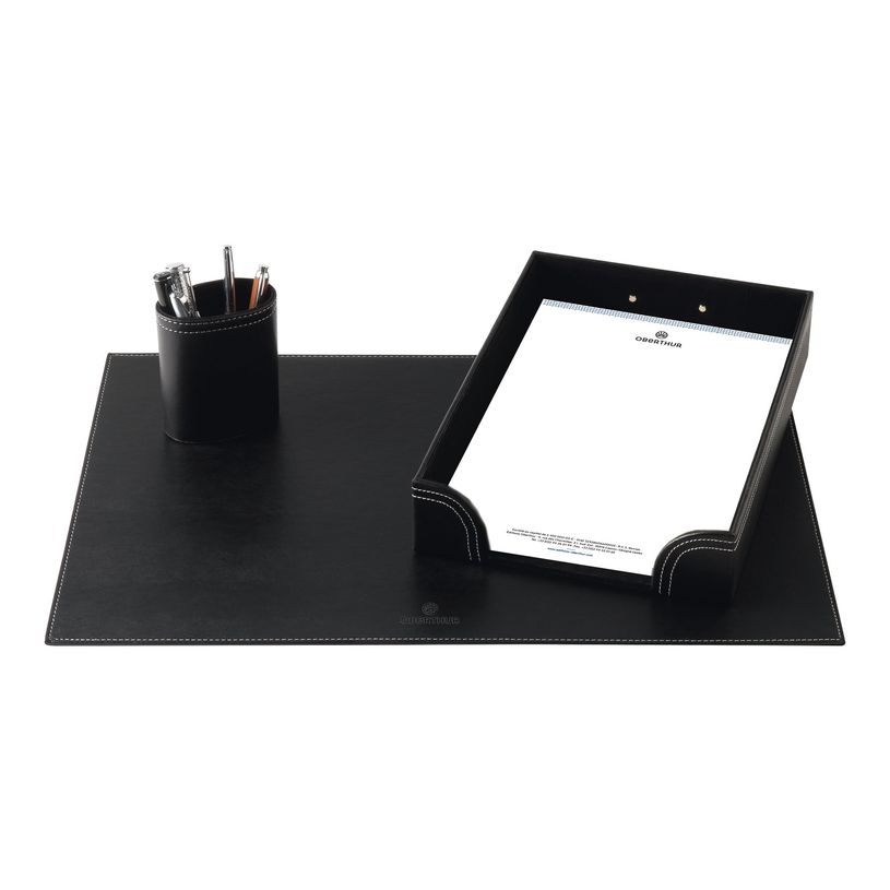 3108724667015-Oberthur - Parure de bureau - 3 pièces - noir-P_79383972_1-0