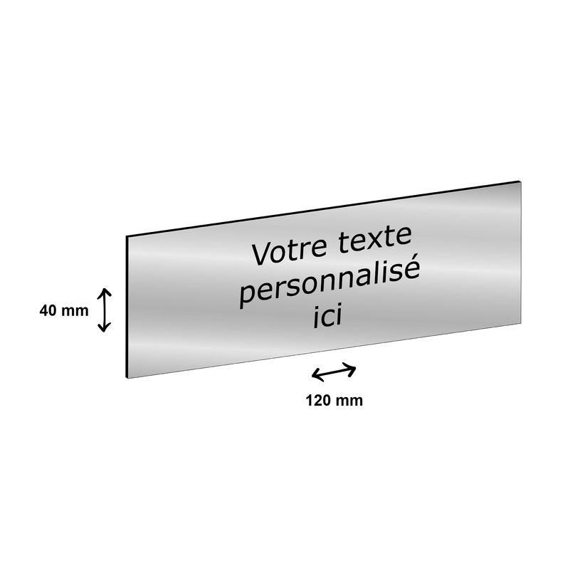 2012348177847-Plaque boîte à lettres personnalisée avec votre texte - 120 x 40 mm - argentée - adhés-P_79384161_1-0