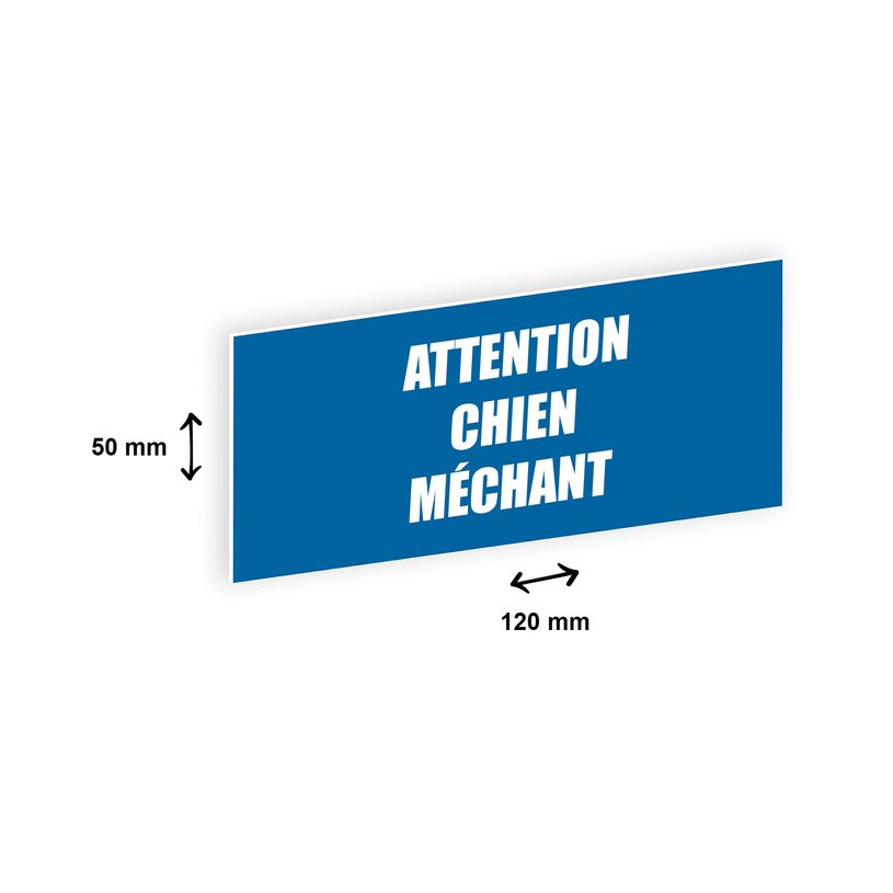 2012348177922-Plaque boîte à lettres personnalisée avec votre texte - 120 x 50 mm - bleue - adhésivé-P_79384165_2-1