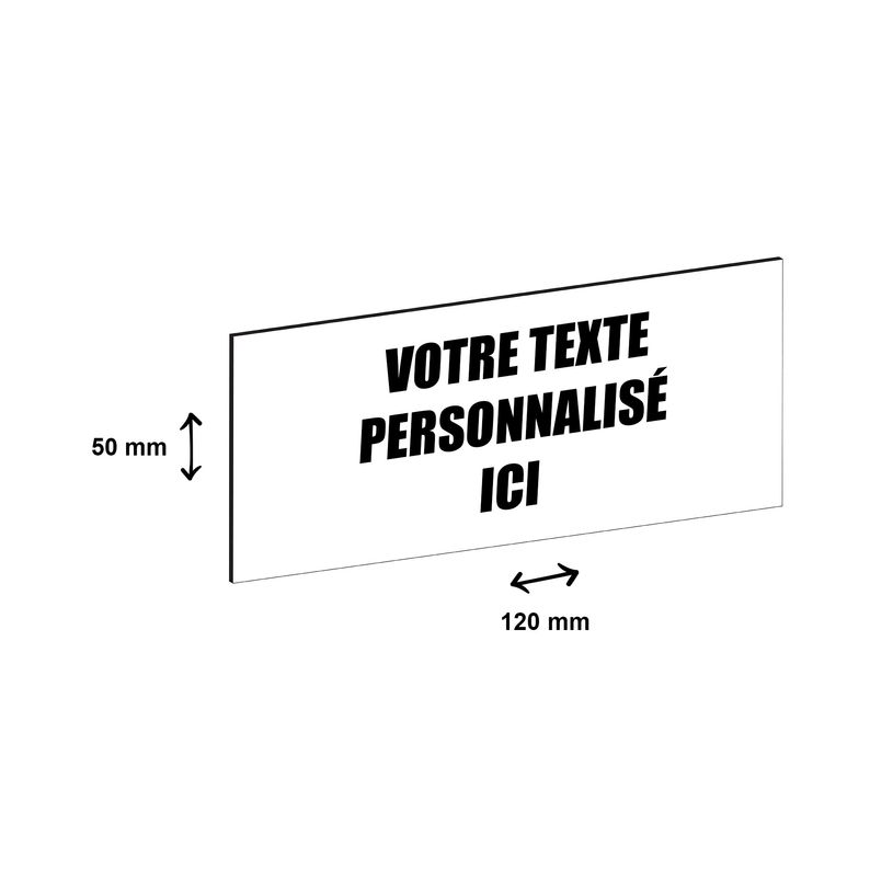 2012348177946-Plaque boîte à lettres personnalisée avec votre texte - 120 x 50 mm - blanche - adhésiv-P_79384166_1-0