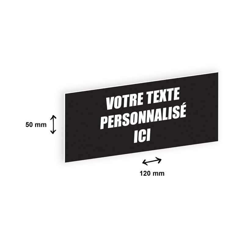 2012348177960-Plaque boîte à lettres personnalisée avec votre texte - 120 x 50 mm - noire - adhésivé-P_79384167_1-0
