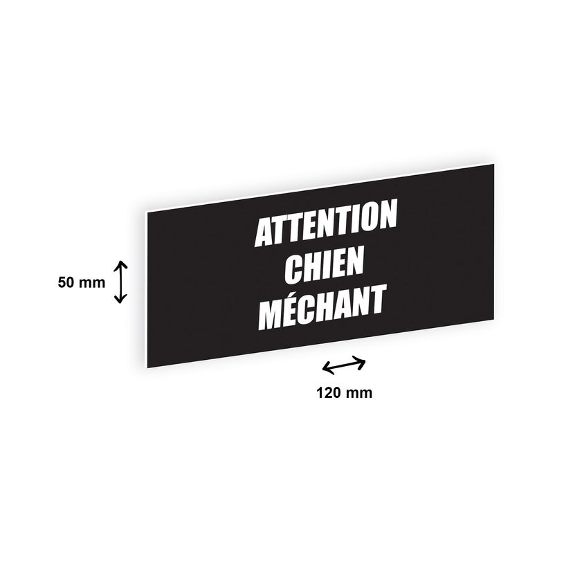 2012348177960-Plaque boîte à lettres personnalisée avec votre texte - 120 x 50 mm - noire - adhésivé-P_79384167_2-1