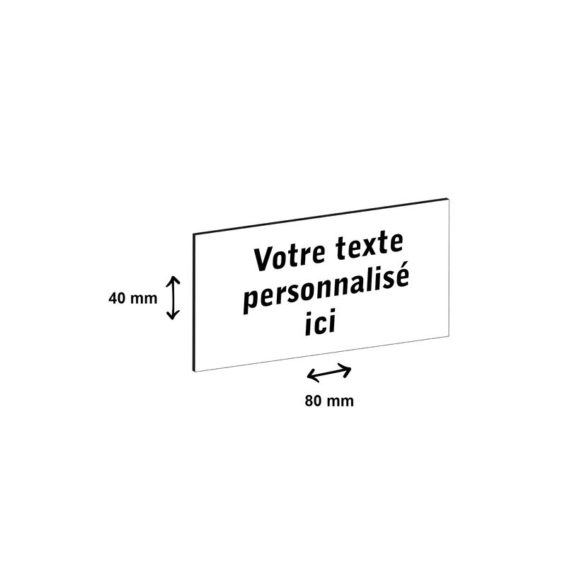 2012348178103-Plaque personnalisée avec votre texte - 80 x 40 mm - blanche - adhésivée prête à poser-P_79384174_1-0