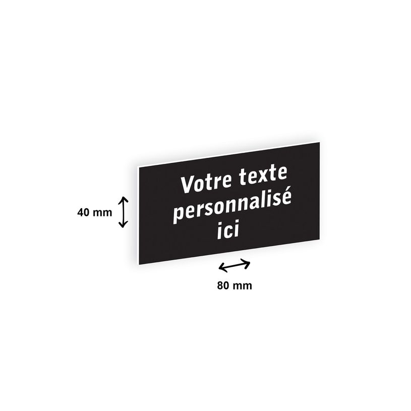 2012348178127-Plaque personnalisée avec votre texte - 80 x 40 mm - noire - adhésivée prête à poser-P_79384175_1-0