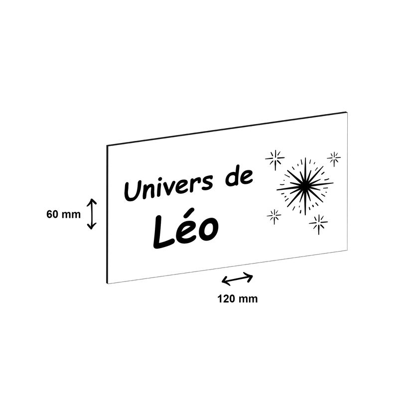 2012348178264-Plaque personnalisée avec votre texte - 120 x 60 mm - blanche - adhésivée prête à pose-P_79384182_2-1