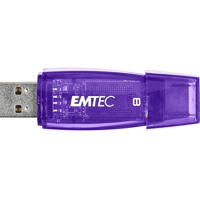 3126170110589-Emtec C410 Color Mix - clé USB 2.0 - 8 Go - violet-P_79384462_4-2