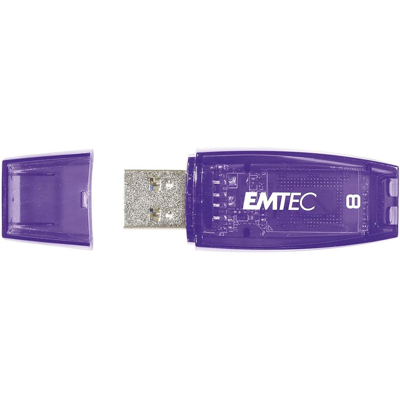 3126170110589-Emtec C410 Color Mix - clé USB 2.0 - 8 Go - violet-P_79384462_5-3