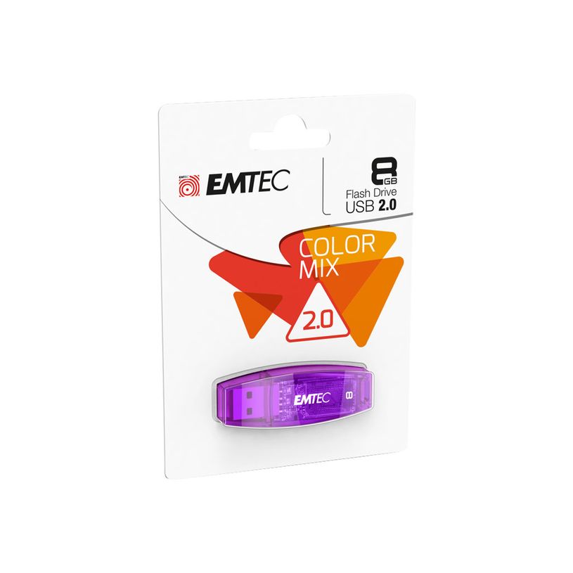 3126170110589-Emtec C410 Color Mix - clé USB 2.0 - 8 Go - violet-P_79384462_8-6