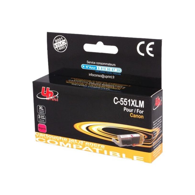3584770896782-Cartouche remanufacturée Canon CLI-551XL - magenta - Uprint-P_79384498_1-0