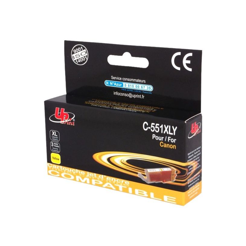 3584770896799-Cartouche remanufacturée Canon CLI-551XL - jaune - Uprint-P_79384499_1-0