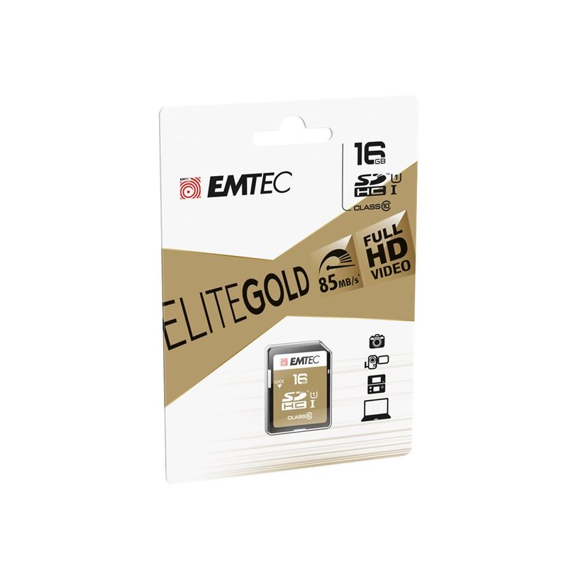 3126170112736-Emtec Elite Gold - carte mémoire 16 Go - Class 10 - SDHC UHS-I U1-P_79384536_2-1