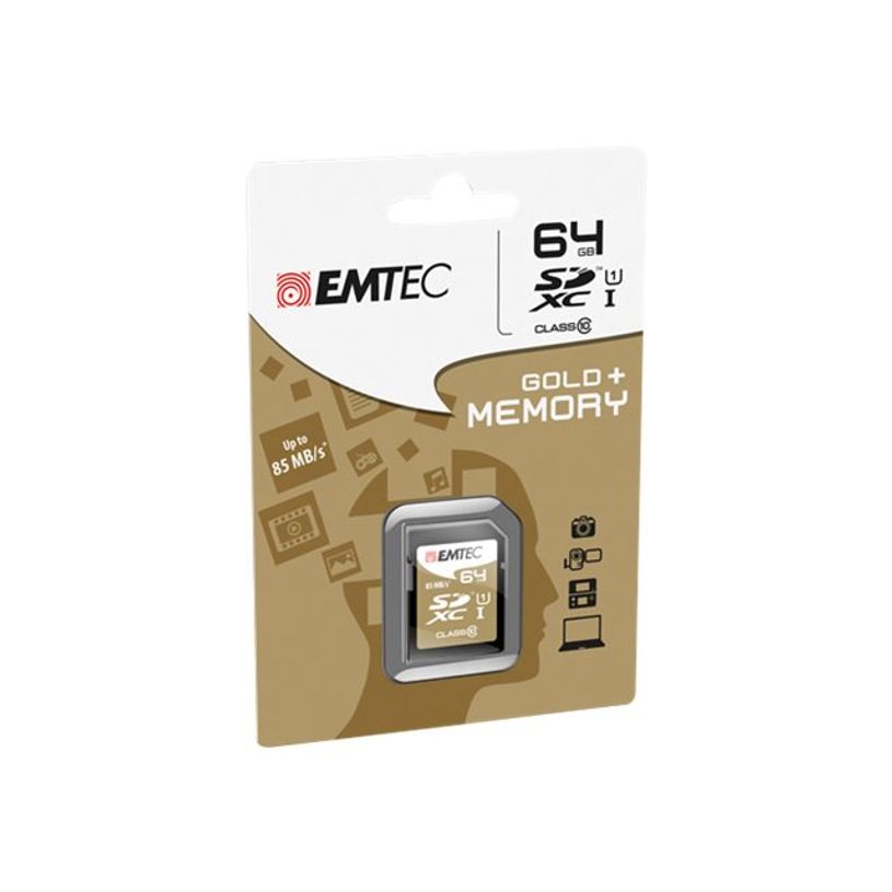 3126170112798-Emtec Elite Gold - carte mémoire 64 Go - Class 10 - SDXC UHS-I U1-P_79384538_2-1