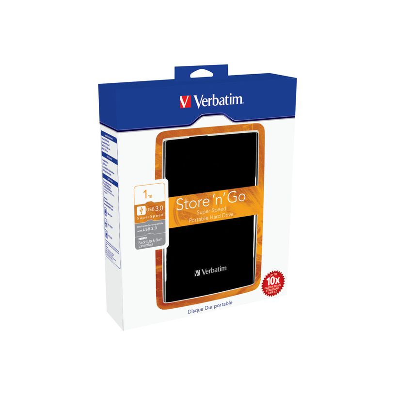 Disque Dur Externe USB 3.0 1 To - Portable, Antichoc, Haute Vitesse 5 Gbps, Pour Sauvegarde Données