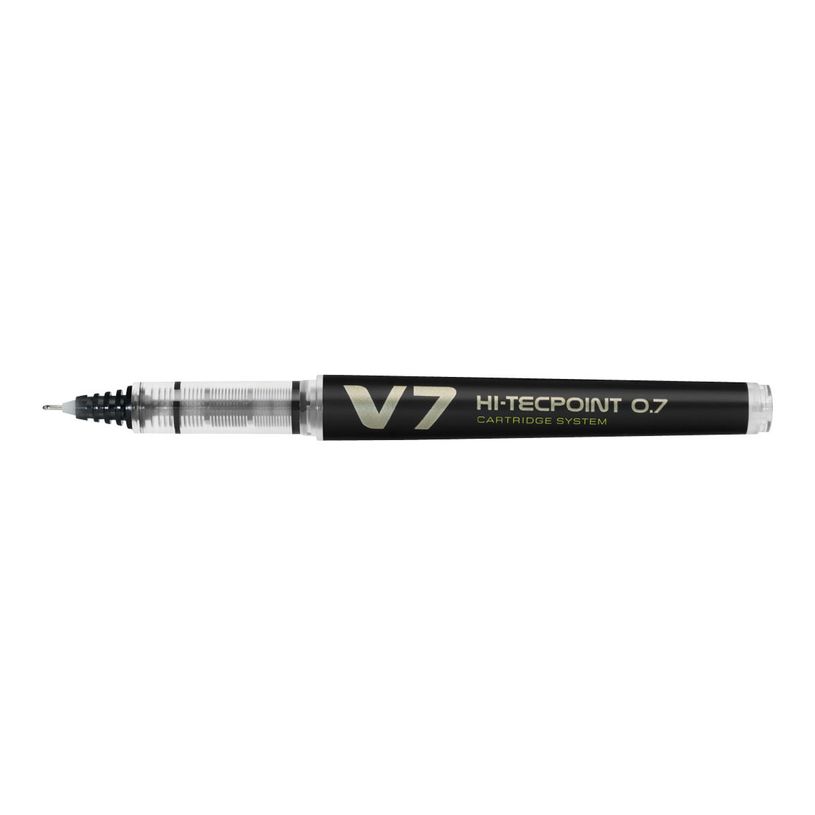 4902505442865-Pilot Hi-Tecpoint V7 - Roller rechargeable - 0,7 mm - noir-P_79384624_3-2