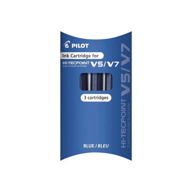 4902505444456-Pilot Hi-Tecpoint V5/V7 - 3 Cartouches recharges pour roller - bleu-P_79384630_1-0