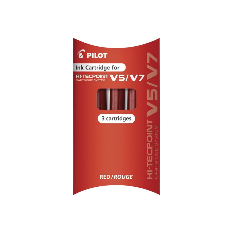 4902505444449-Pilot Hi-Tecpoint V5/V7 - 3 Cartouches recharges pour roller - rouge-P_79384631_1-0