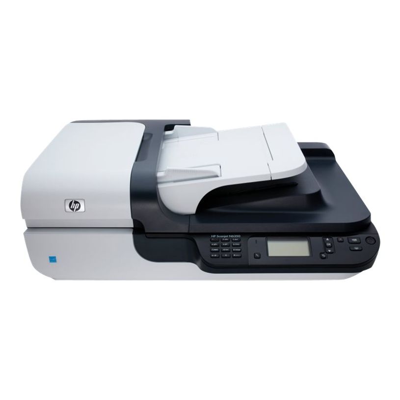 0884420551911-HP ScanJet N6350 Networked Document Flatbed Scanner - Scanner à plat - CCD - 220 x 356 mm - 2400 dpi x 2400 dpi - Chargeur automatique de documents-P_79385100_2-1