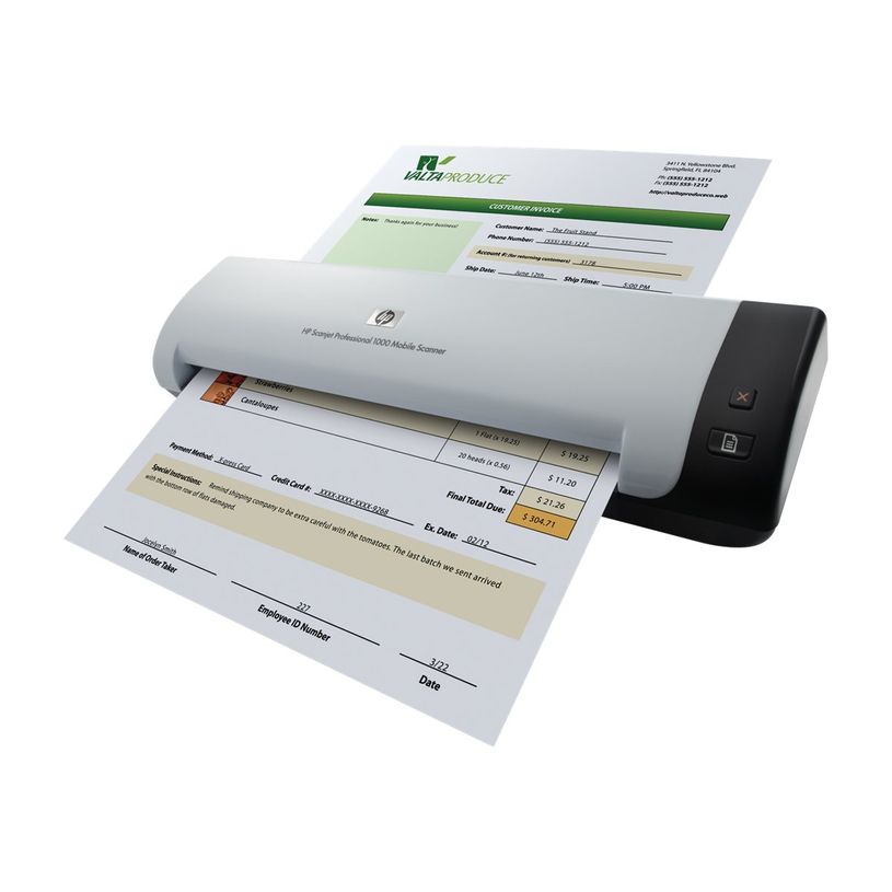 0884962645680-HP ScanJet 1000 Professional Mobile Scanner - scanner à feuilles - modèle bureau - USB 2.-P_79385115_2-9