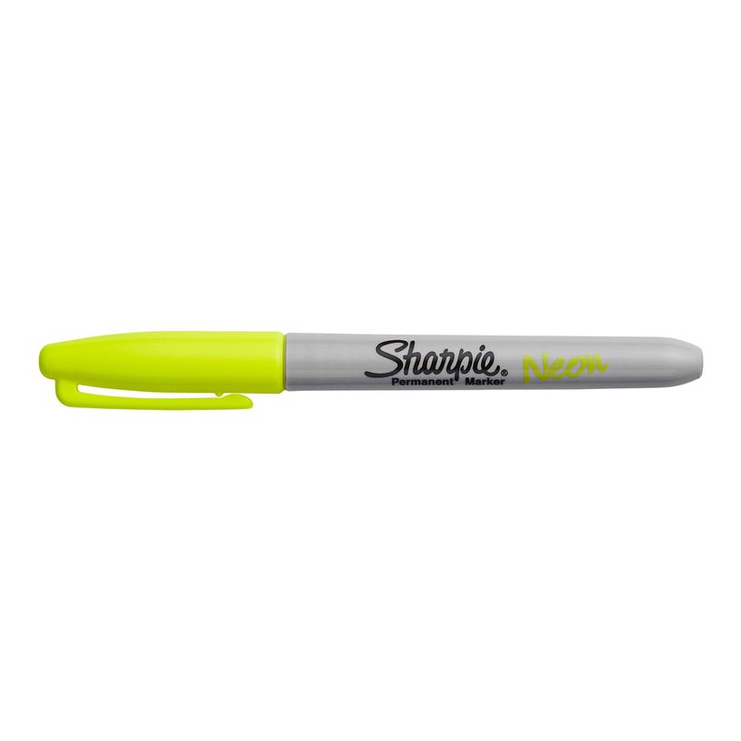 3501178810769-Sharpie - Marqueur permanent - pointe fine - jaune neon-P_79385287_1-0