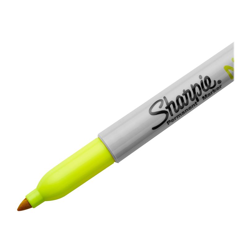3501178810769-Sharpie - Marqueur permanent - pointe fine - jaune neon-P_79385287_2-1