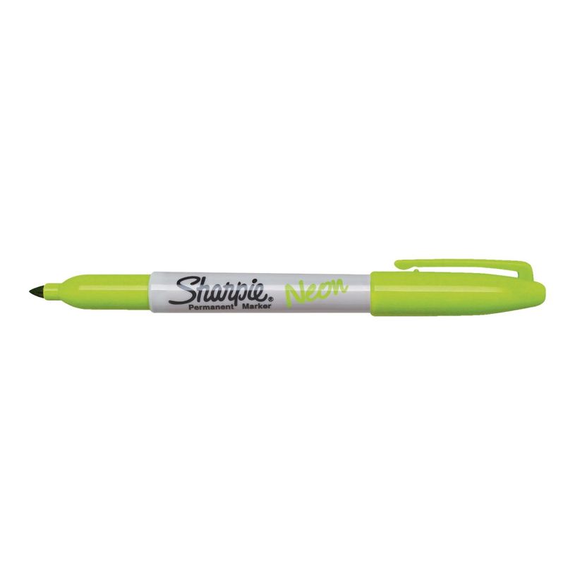 3501178811346-Sharpie - Marqueur permanent - pointe fine - vert neon-P_79385288_1-0
