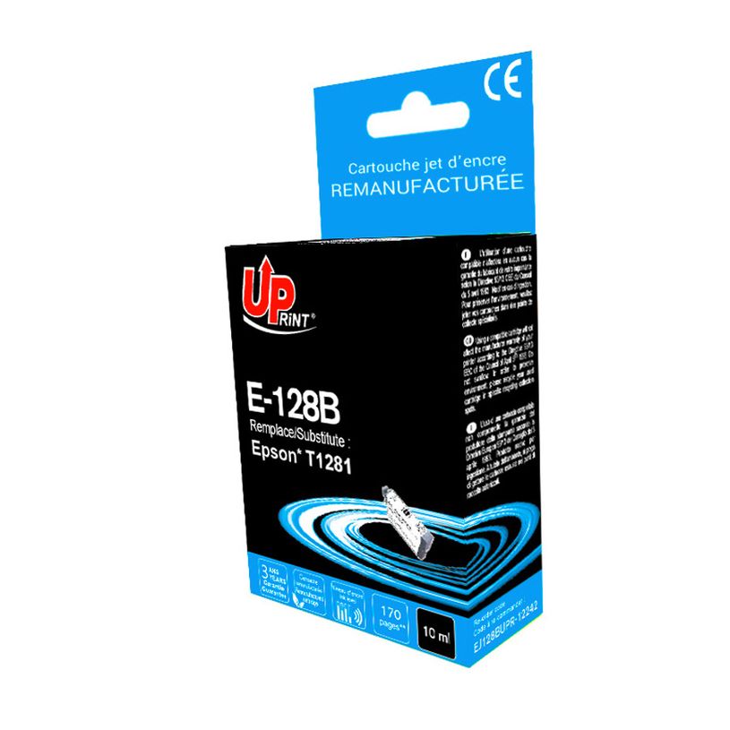 3584770888411-Cartouche remanufacturée Epson T1281 Renard - noir - Uprint--0