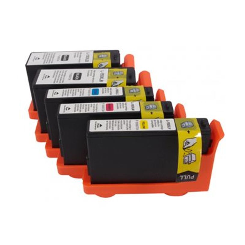 3584770882853-Cartouche compatible Lexmark 150XL - pack de 5 - noir x2, cyan, magenta, jaune - Uprint-P_79385683_3-1