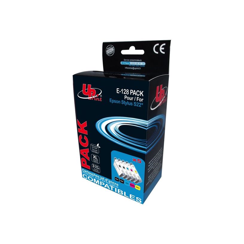 3584770888459-Cartouche compatible Epson T1285 Renard - pack de 5 - noir x2, cyan, magenta, jaune - UPrin-P_79385698_1-0