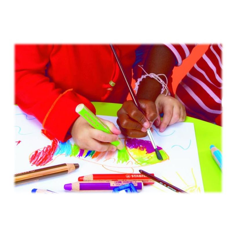 4006381346917-Stabilo woody 3 in 1 - 10 Crayons de couleur - 10 mm - couleurs assorties-P_79385949_2-1