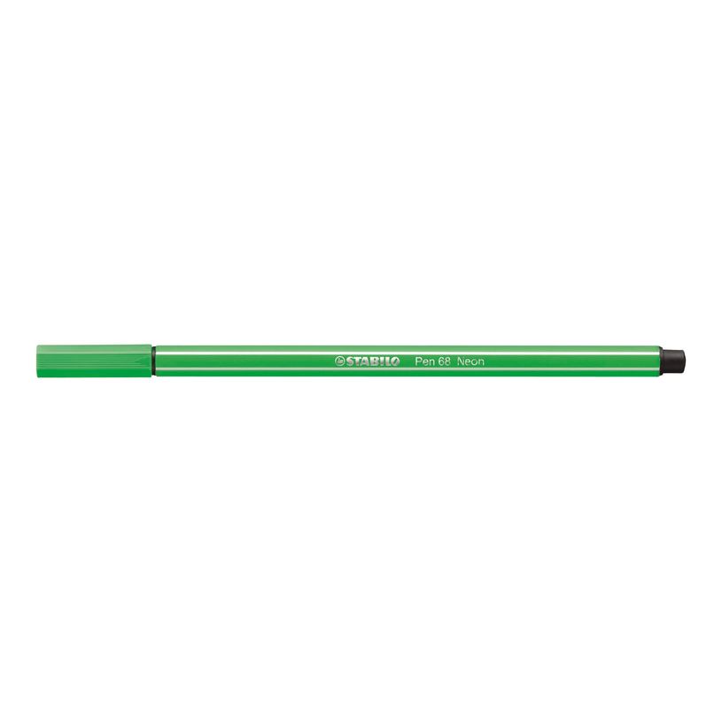 4006381121071-STABILO Pen 68 - Feutre pointe moyenne - vert fluo-P_79386208_1-0