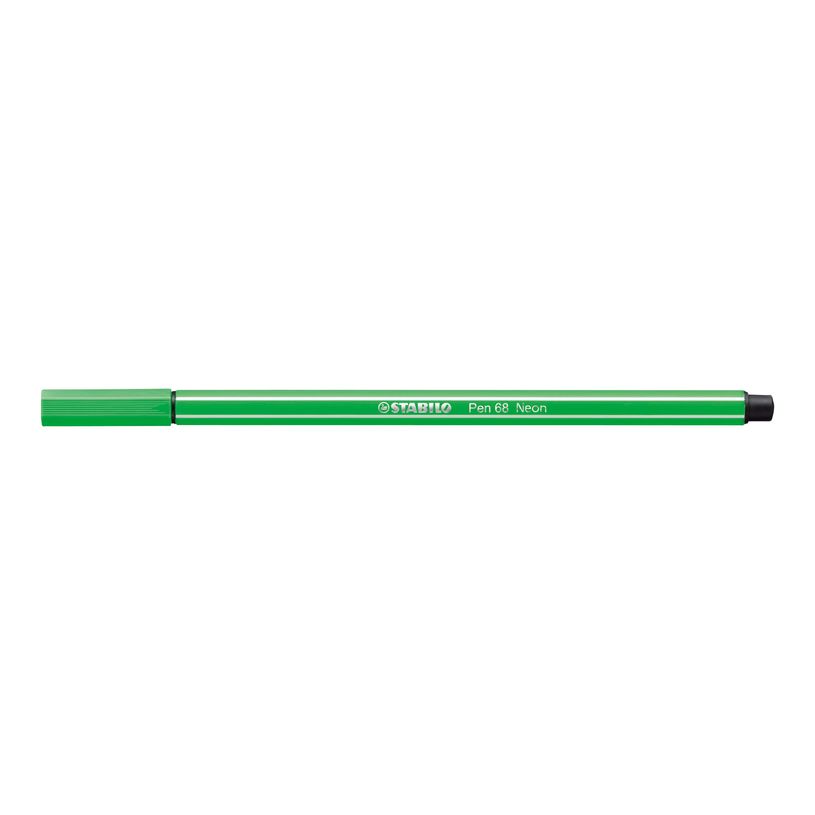 4006381121071-STABILO Pen 68 - Feutre pointe moyenne - vert fluo-P_79386208_3-2