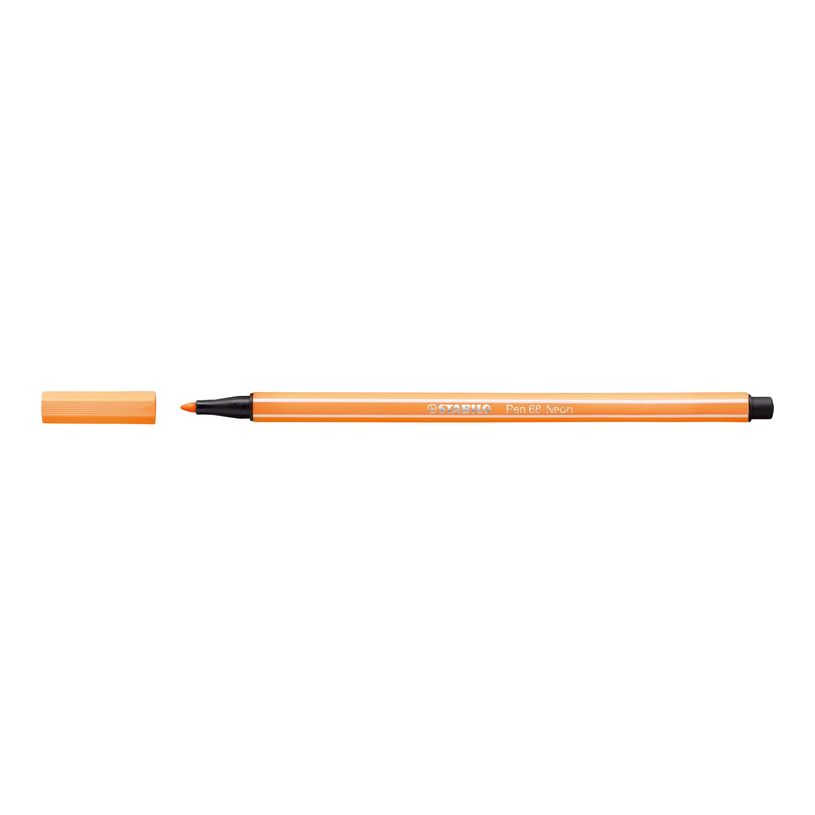 4006381121095-STABILO Pen 68 - Feutre pointe moyenne - orange fluo-P_79386210_3-2