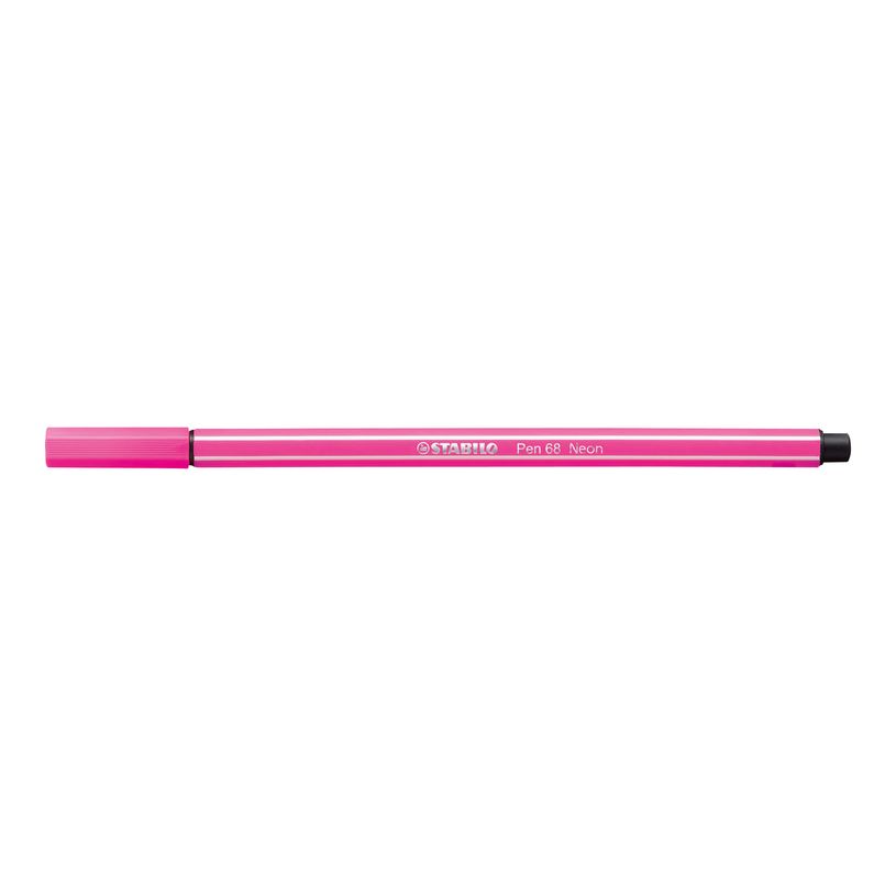 4006381121101-STABILO Pen 68 - Feutre pointe moyenne - rose fluorescent-P_79386211_3-2