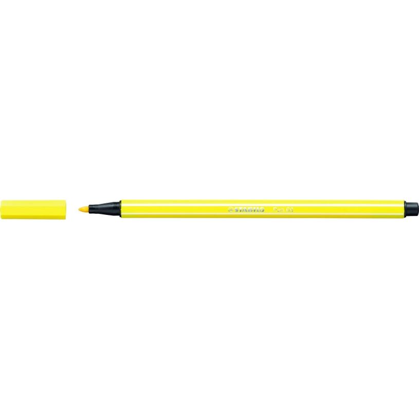4006381333160-STABILO Pen 68 - Feutre pointe moyenne - jaune citron-P_79386218_1-0