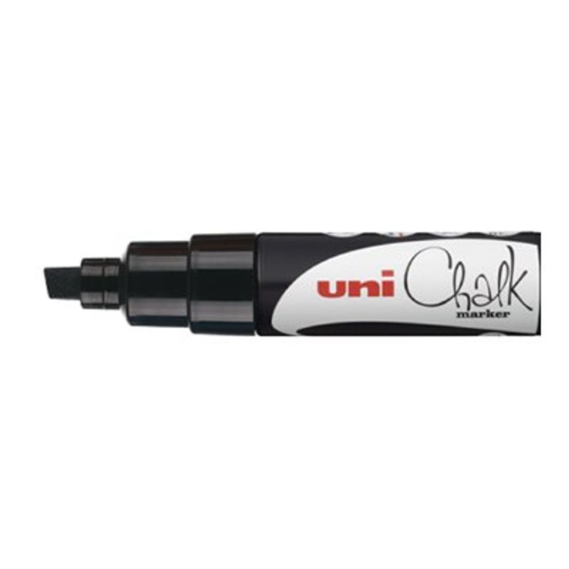 4902778170236-Uni Chalk PWE-8K - Marcador - no permanente - negro - tinta pigmentada al agua - 8 mm - gra-P_79386497_3-2